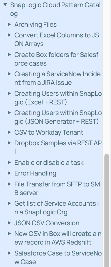 Cloud Pattern Catalog