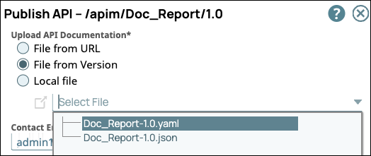 Upload file with YAML support