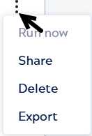 Export data pipeline