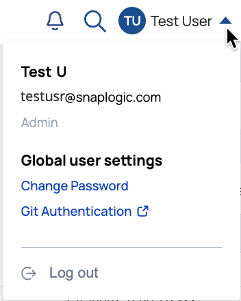 Global user settings