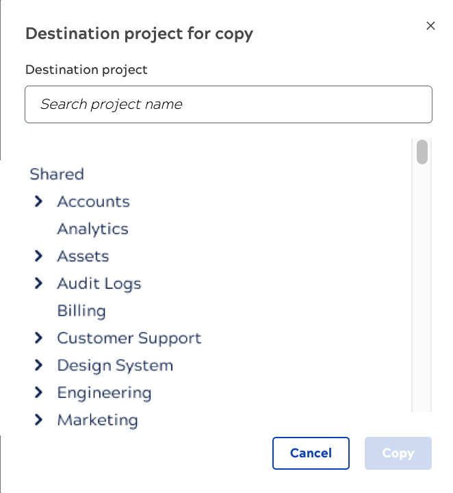 Designer Copy button