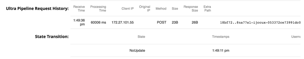 Extra Details tab showing pipeline run information