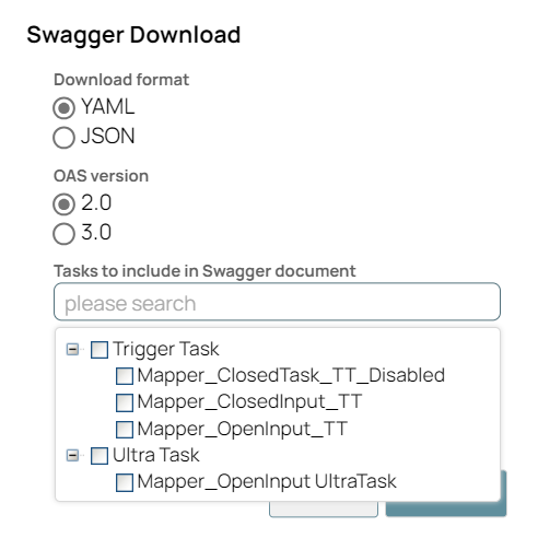 File Selection in Swagger