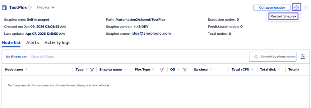 restart-snaplex-via-gear-icon