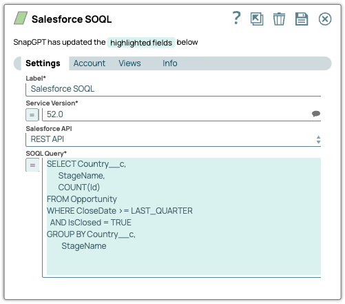 Salesforce SOQL settings with SOQL query