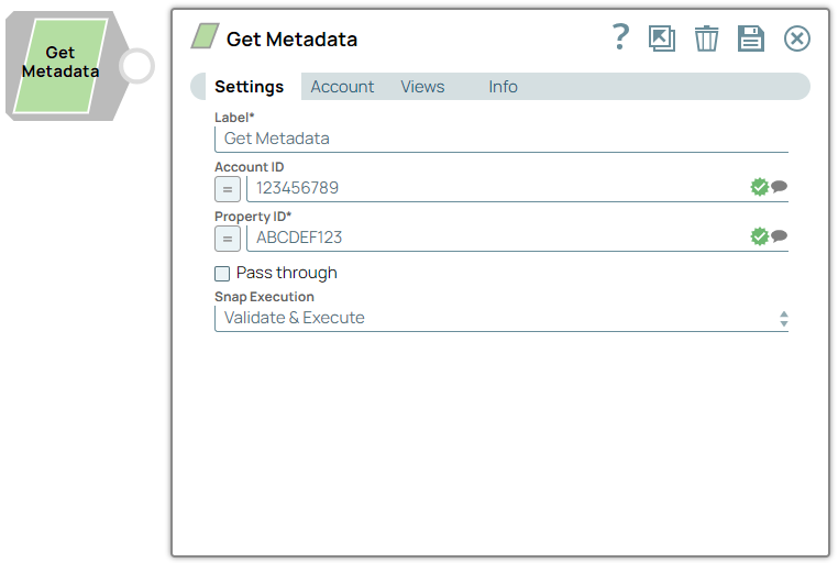 Get Metadata Overview