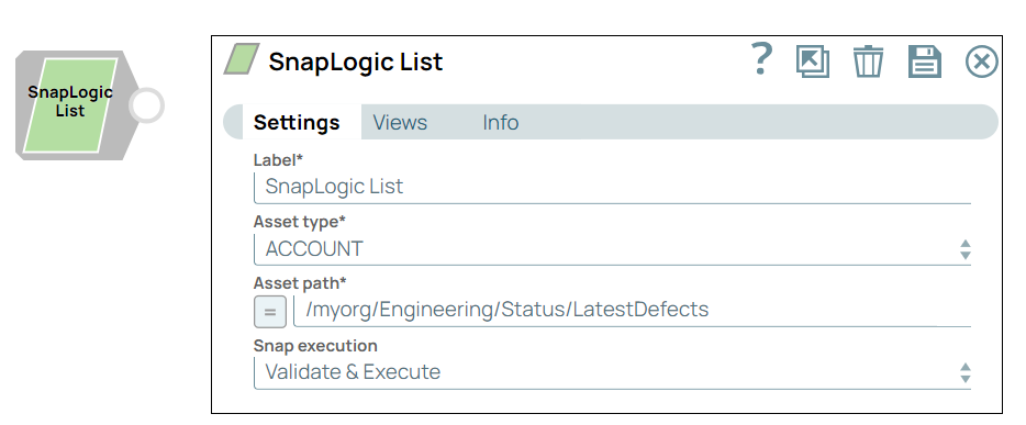 SnapLogic List Overview