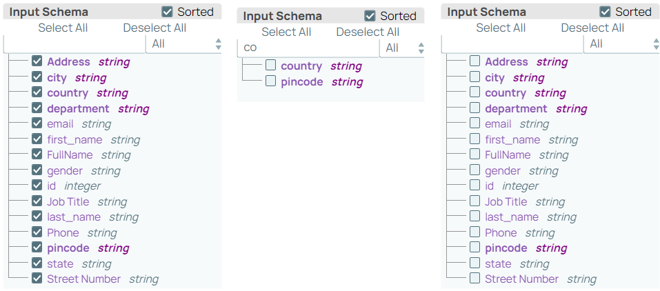 Input Schema