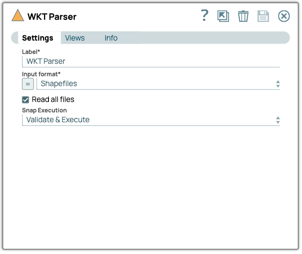 WKT Parser Snap output