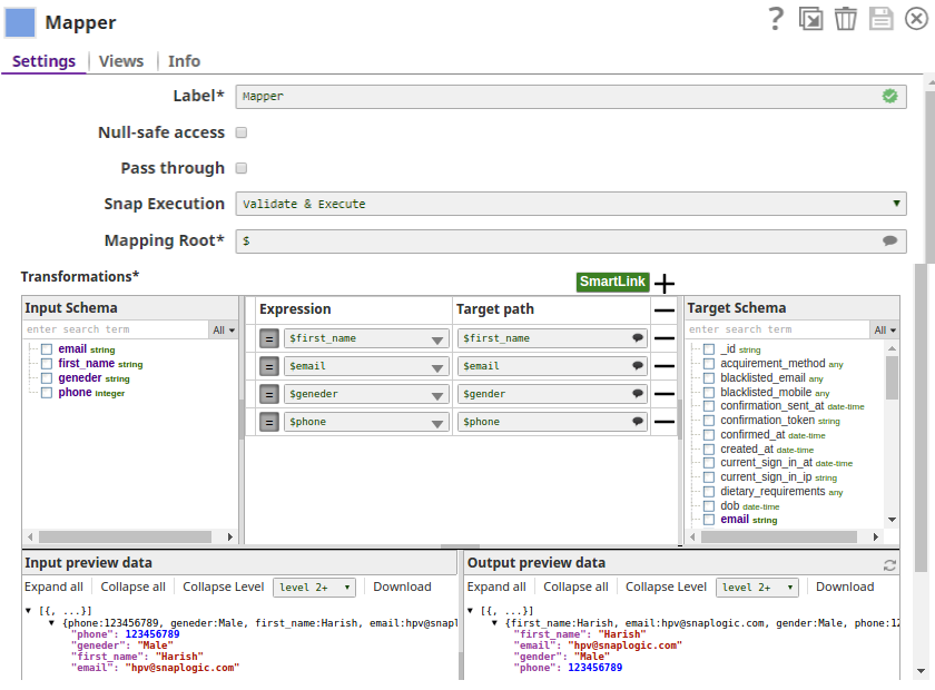 MongoDB Insert output