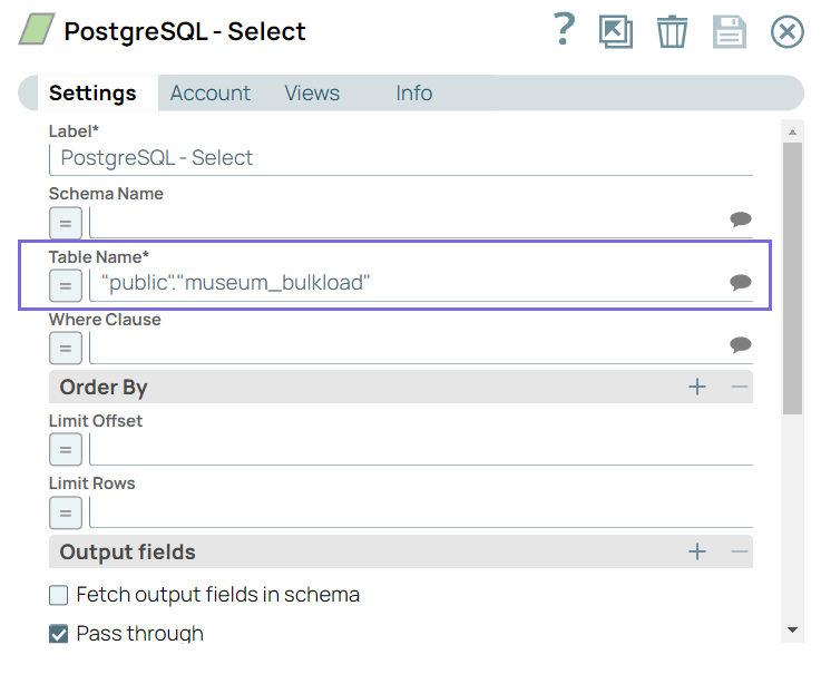 PostgreSQL Execute