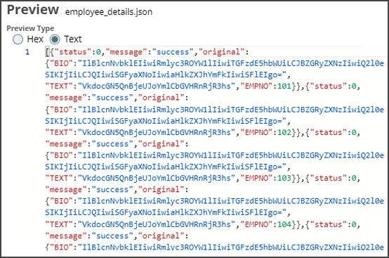 File Writer Output