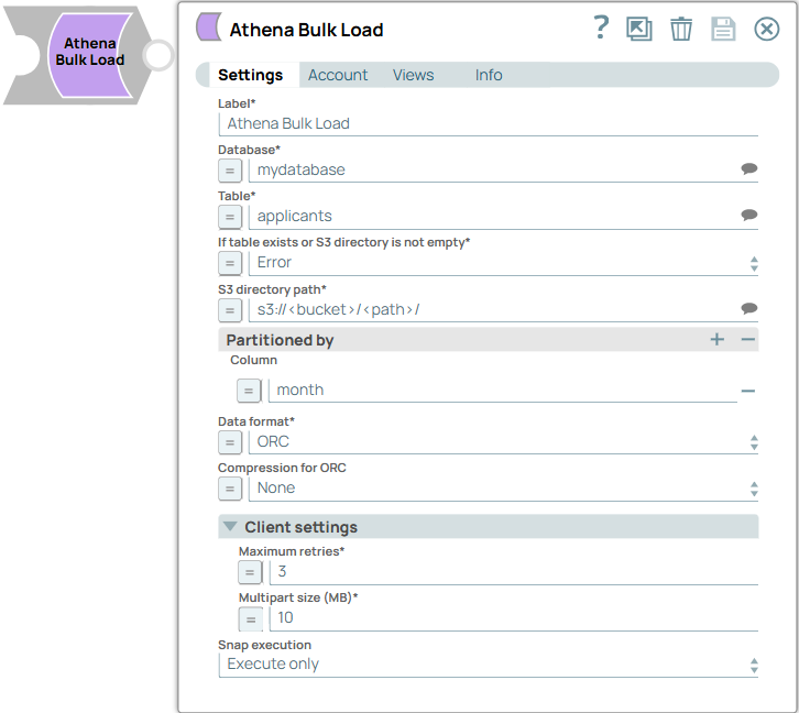 Athena Bulk Load Overview