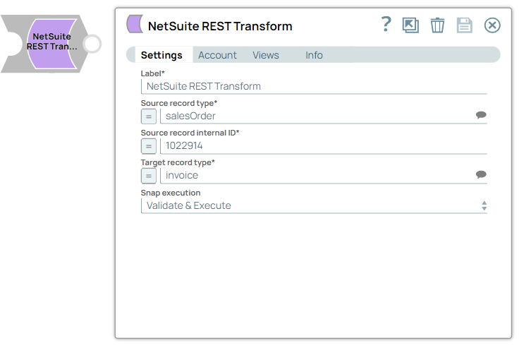 NetSuite REST Transform Overview