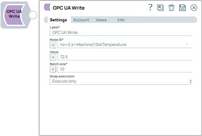 OPC UA Write Overview