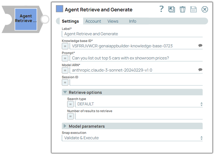 Agent Retrieve and Generate Overview