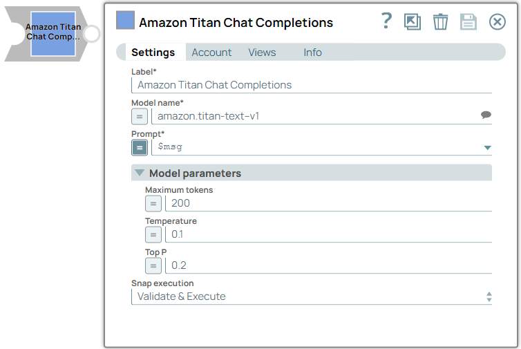 Amazon Titan Chat Completions Overview