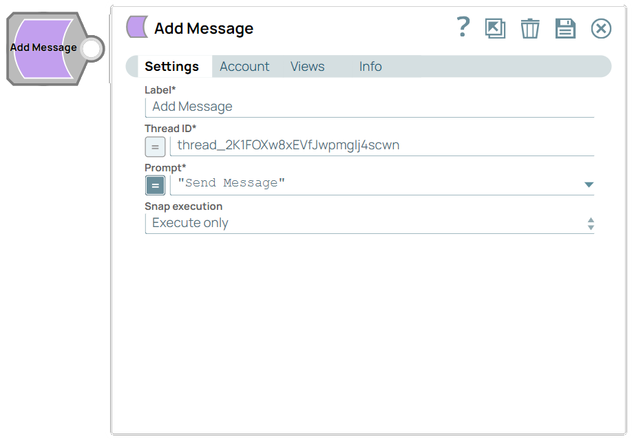 Add Message Overview