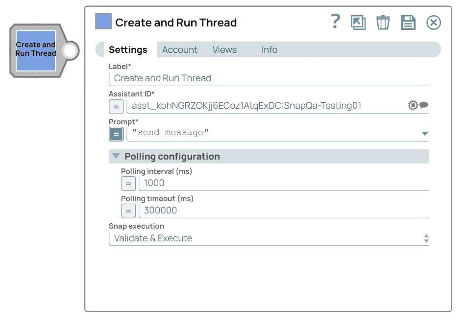 Create and Run Thread Overview