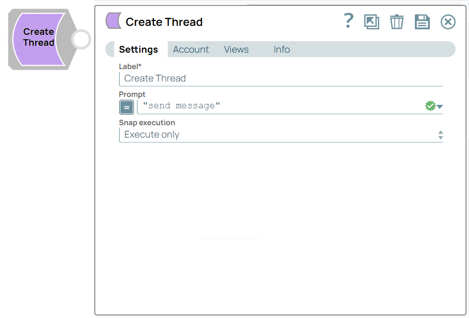 Create Thread Overview