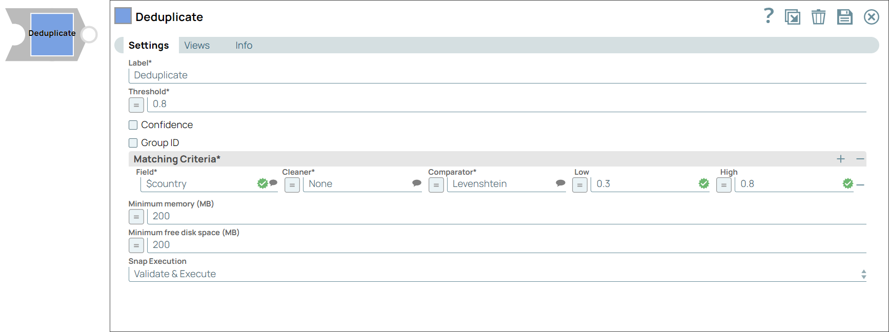 Deduplicate Snap Overview