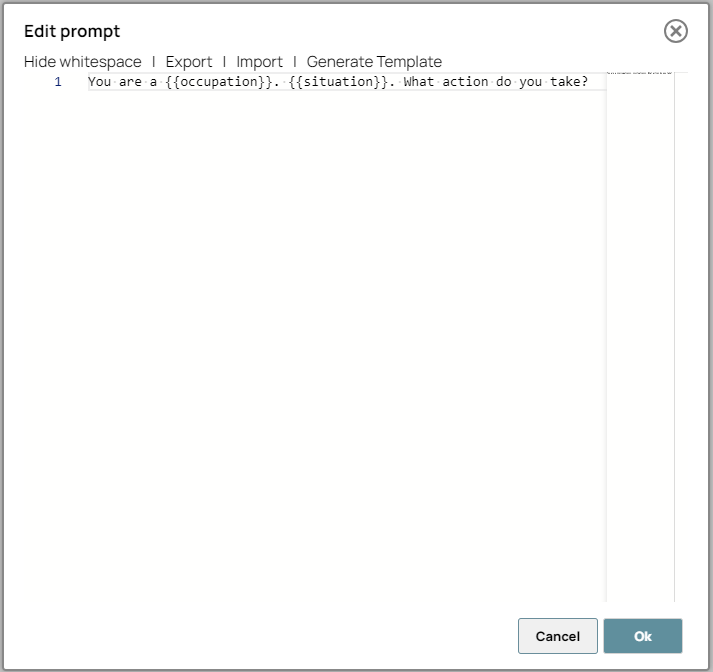OpenAI Prompt Generator Snap - Edit prompt