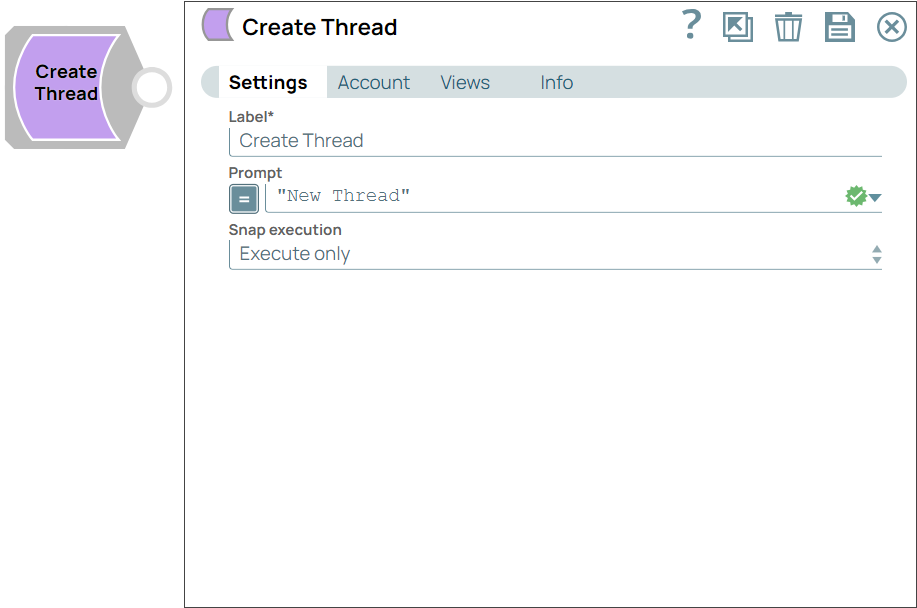 Create Thread Overview