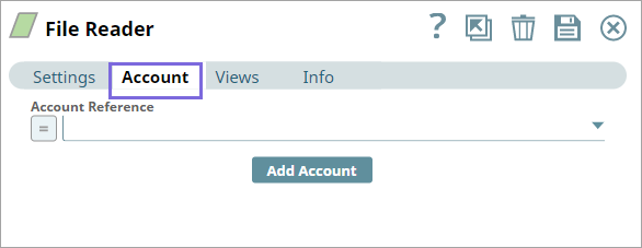 Accounts Tab