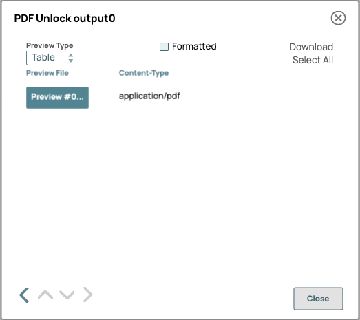 PDF Unlock Snap Output