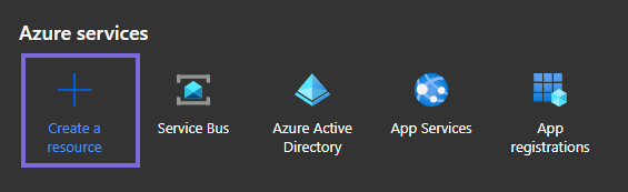 Create a resource