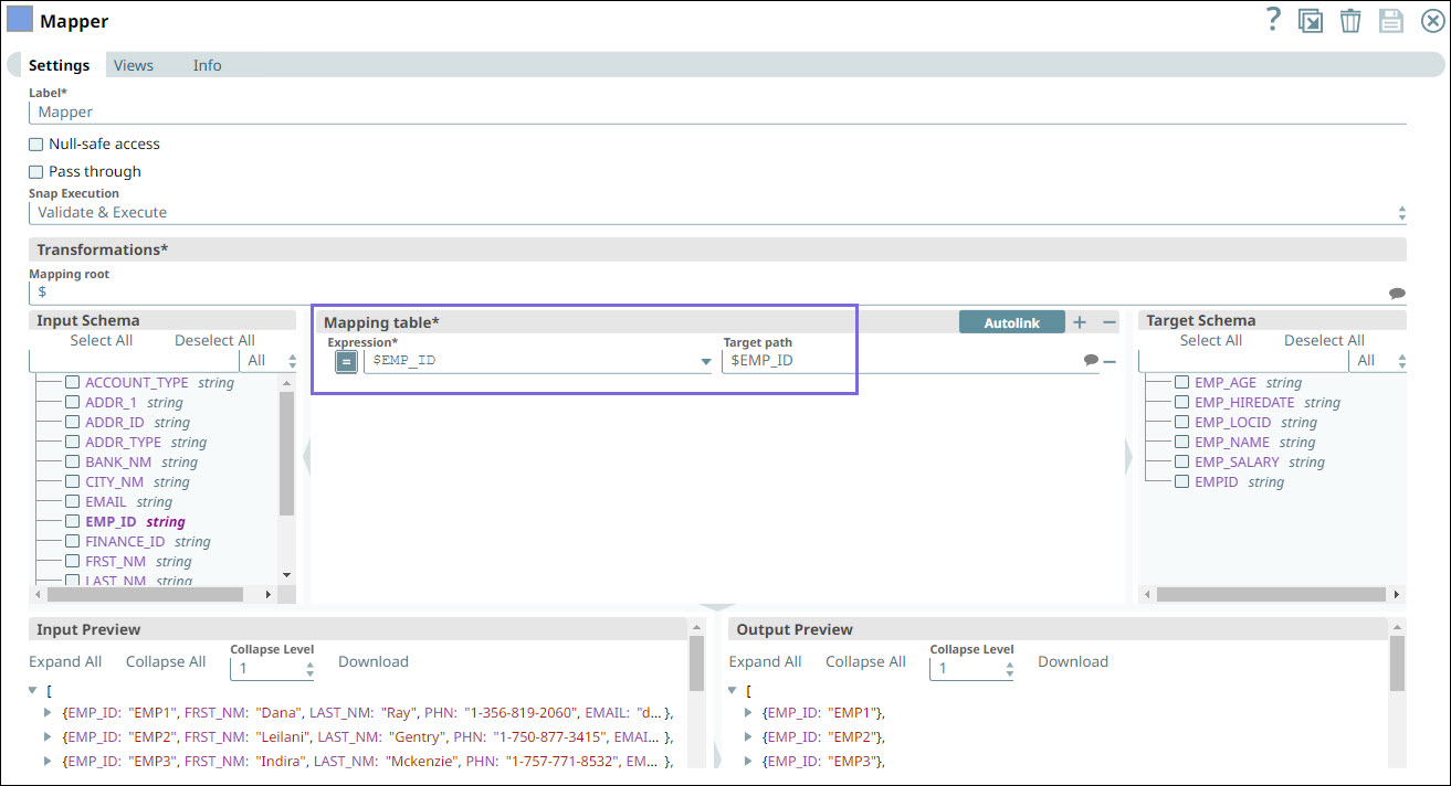 Mapper Configuration