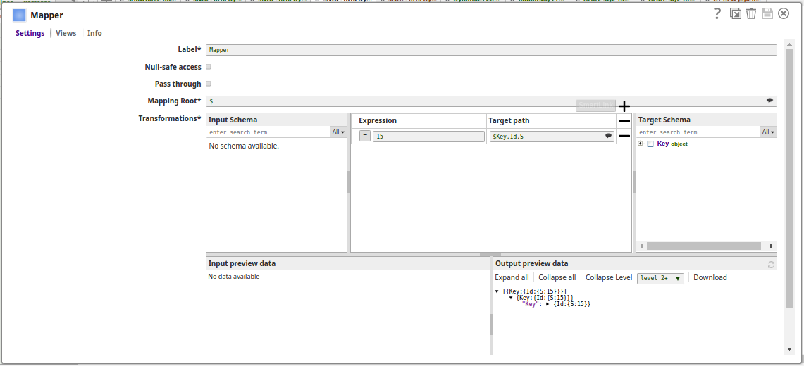 Mapper key setting