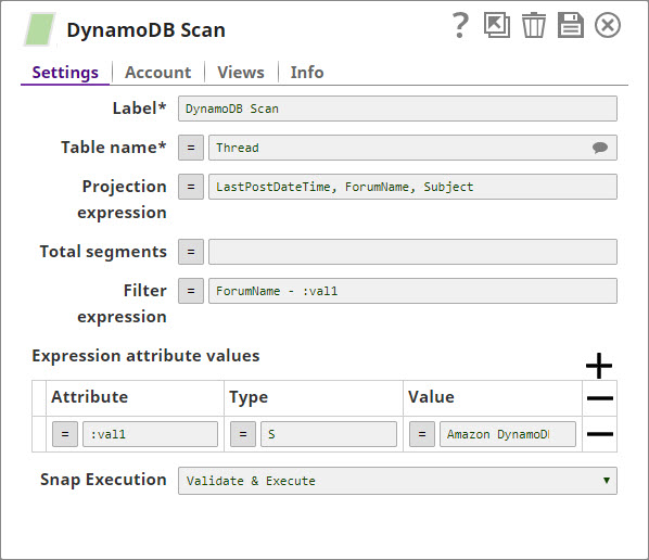 DynamoDB Scan pipeline