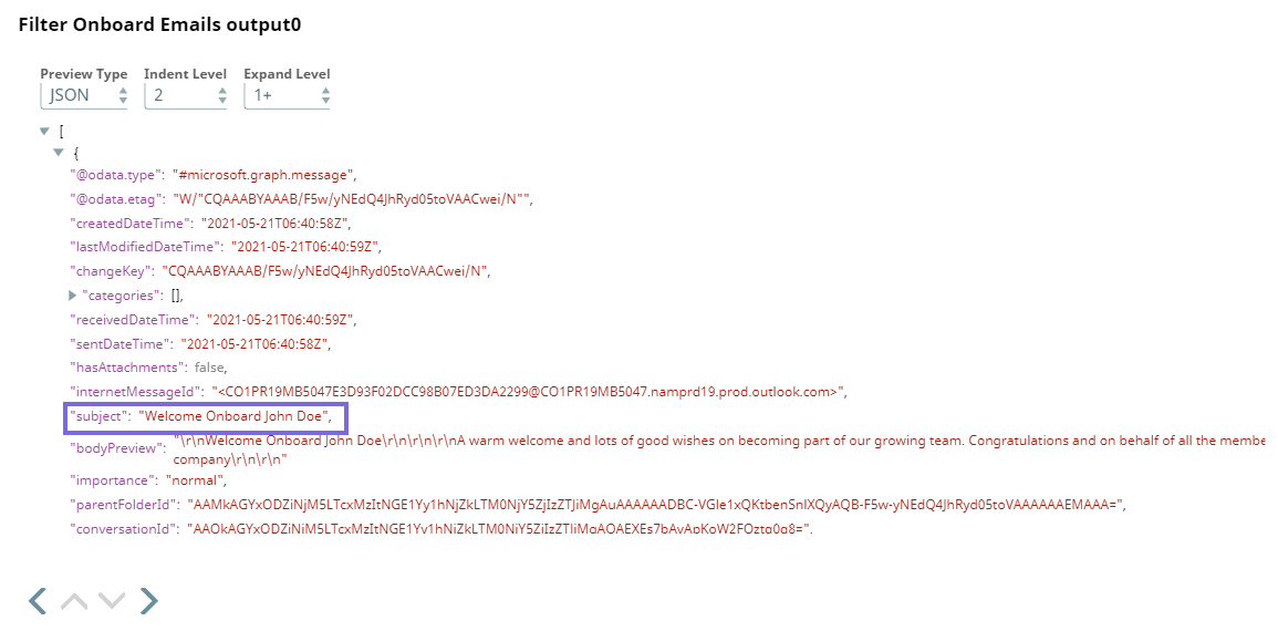 Trigger new email
