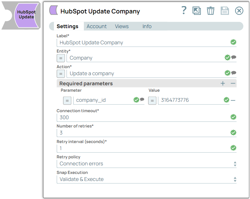 HubSpot Update Snap Overview