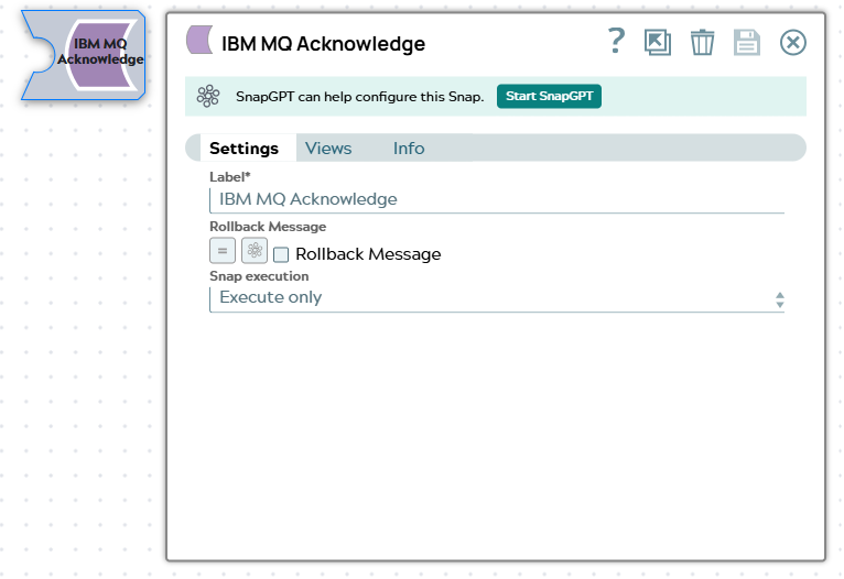 IBM MQ Acknowledge Snap