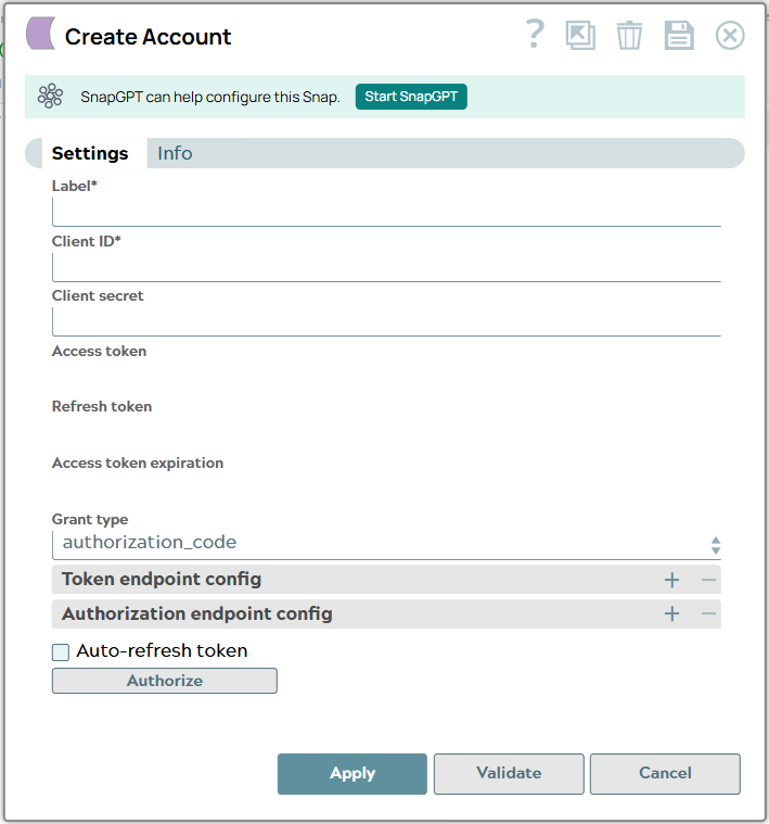 JIRA OAuth2 Account