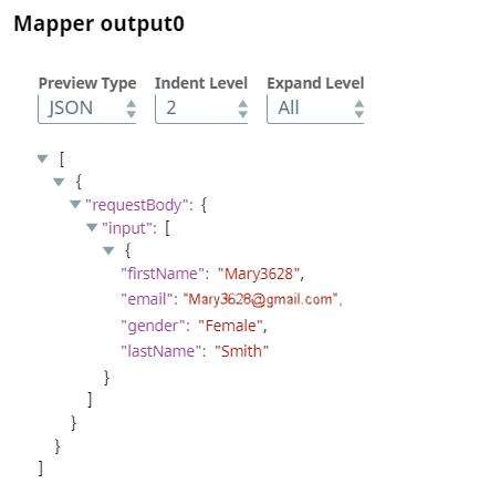 Mapper Snap output