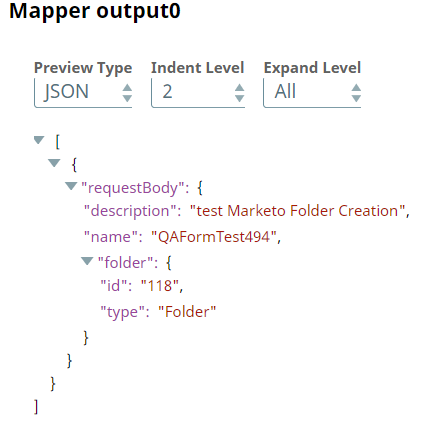 Mapper Snap output