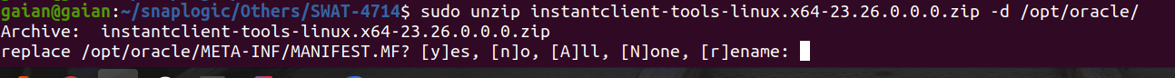Oracle Instant Client installation