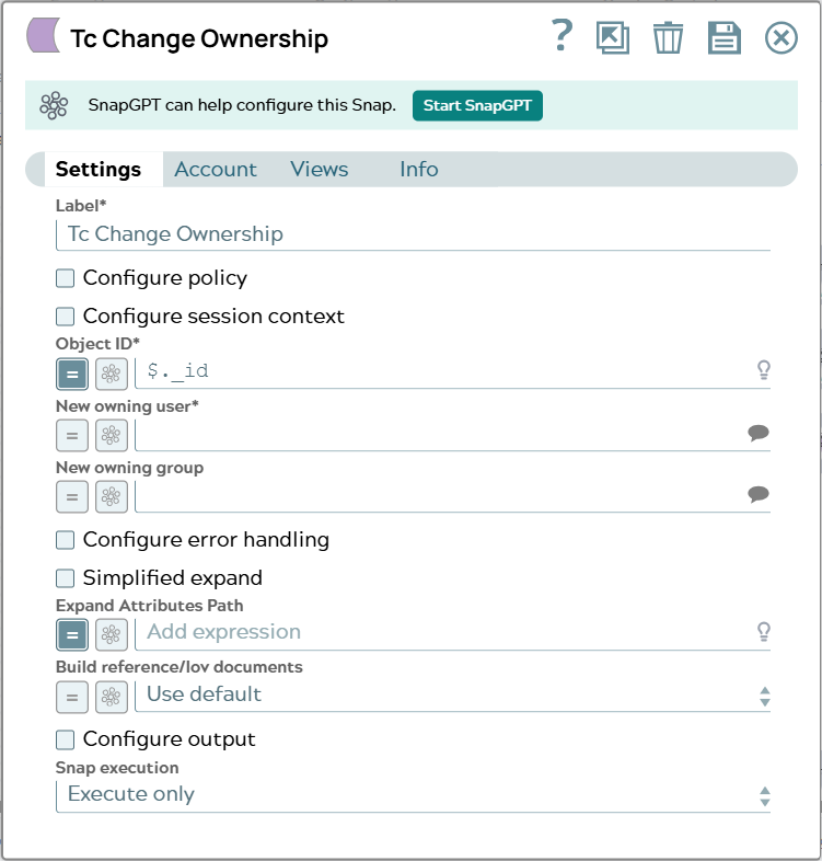 Settings tab of snap to show example values.