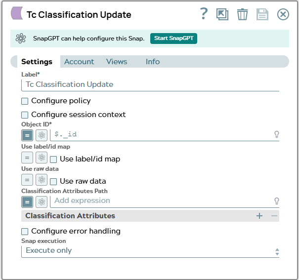 Settings tab of snap to show example values.