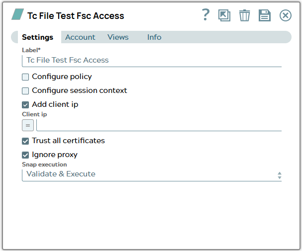 Settings tab of snap to show example values.