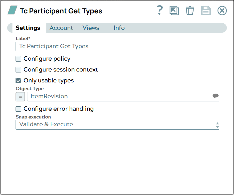 Settings tab of snap to show example values.