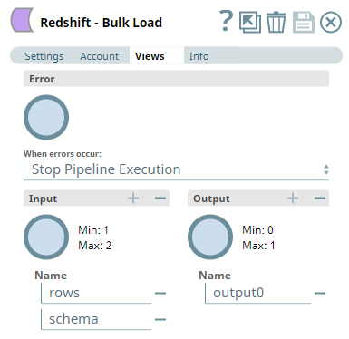 Redshift Bulk Load Views