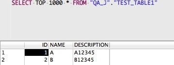 SAP HANA Table Schema