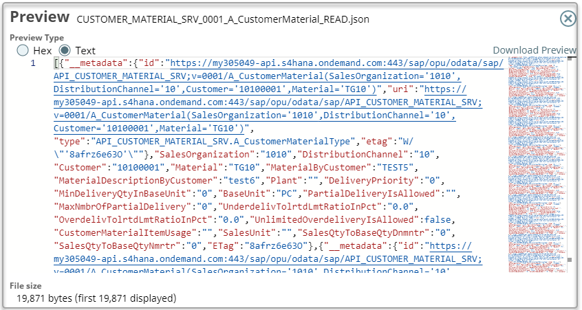 File Writer Snap output