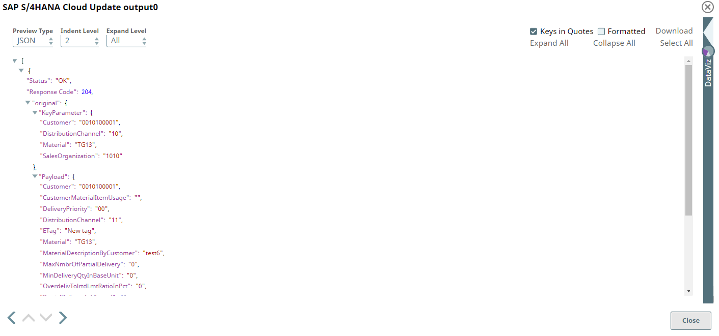 Cloud Update Snap output