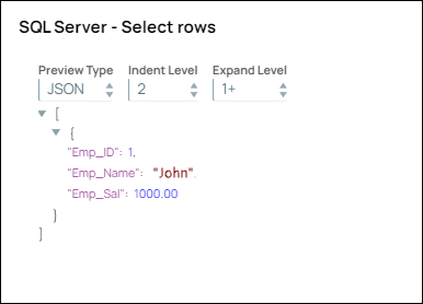 SQL Server Select Output