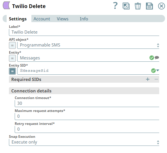 Twilio Create Snap overview